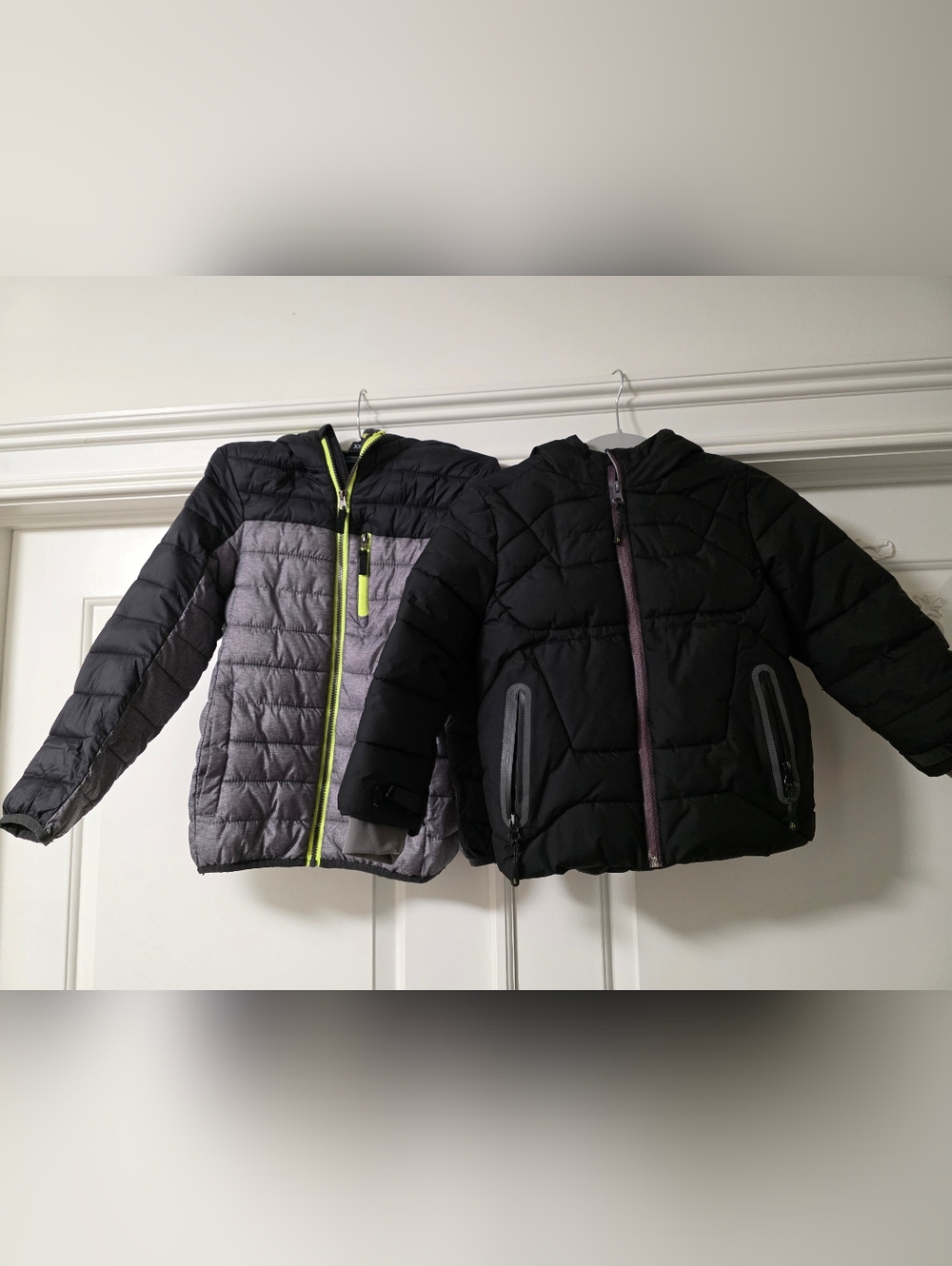 Ted Baker Kids Black and Gray Puffer Jacket Set